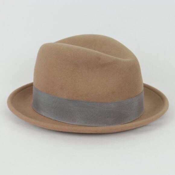 Capas Headwear Lite Felt Unisex Adult Medium Tan 100% Wool Crushable Hat - Picture 3 of 10
